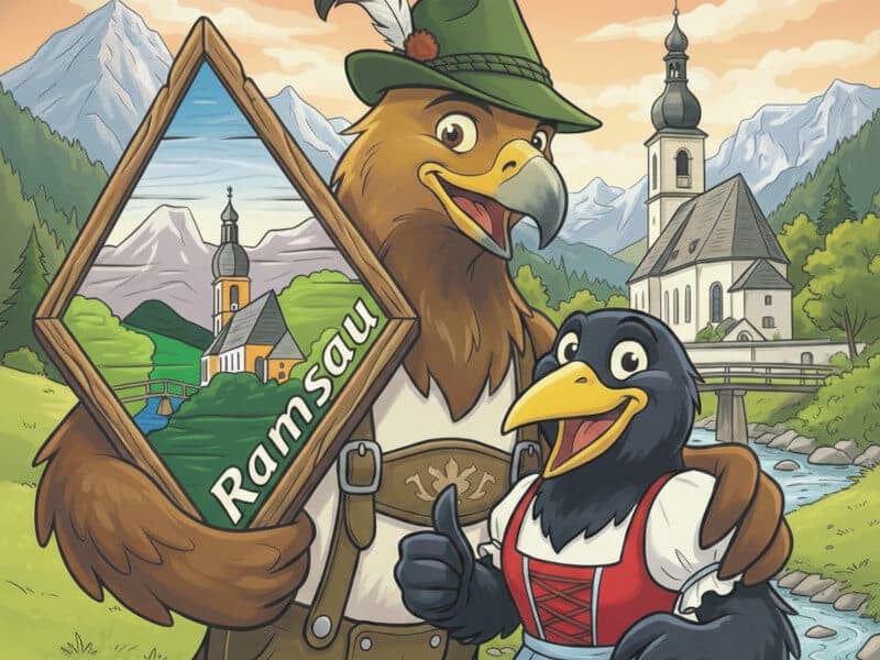 Willkommen im Zauberwald von Ramsau! Hier treffen geheimnisvolle Felsen, glasklare Bäche und verwunschene Waldwege auf zwei ganz besondere Begleiter: Watz und Dohli. Gemeinsam macht ihr euch auf den Weg, entdeckt spannende Geheimnisse der Natur und helft den beiden Freunden dabei, die Rätsel des Zauberwaldes zu lösen. Unterwegs erwarten euch abwechslungsreiche Rätsel, kreative Mitmachaufgaben sowie spannende Informationen über den Zauberwald, den Nationalpark Berchtesgaden und das Bergsteigerdorf Ramsau. Ihr beobachtet die Natur, zählt, kombiniert, baut kleine Kunstwerke, macht Fotos und entdeckt den Wald mit allen Sinnen. Die Tour verbindet Bewegung, Wissen und gemeinsames Erleben. Sie wurde speziell für Familien mit Kindern entwickelt und eignet sich ebenso für Kindergeburtstage und Schulklassen. Ihr spielt in eurem eigenen Tempo und entscheidet selbst, wann ihr startet.